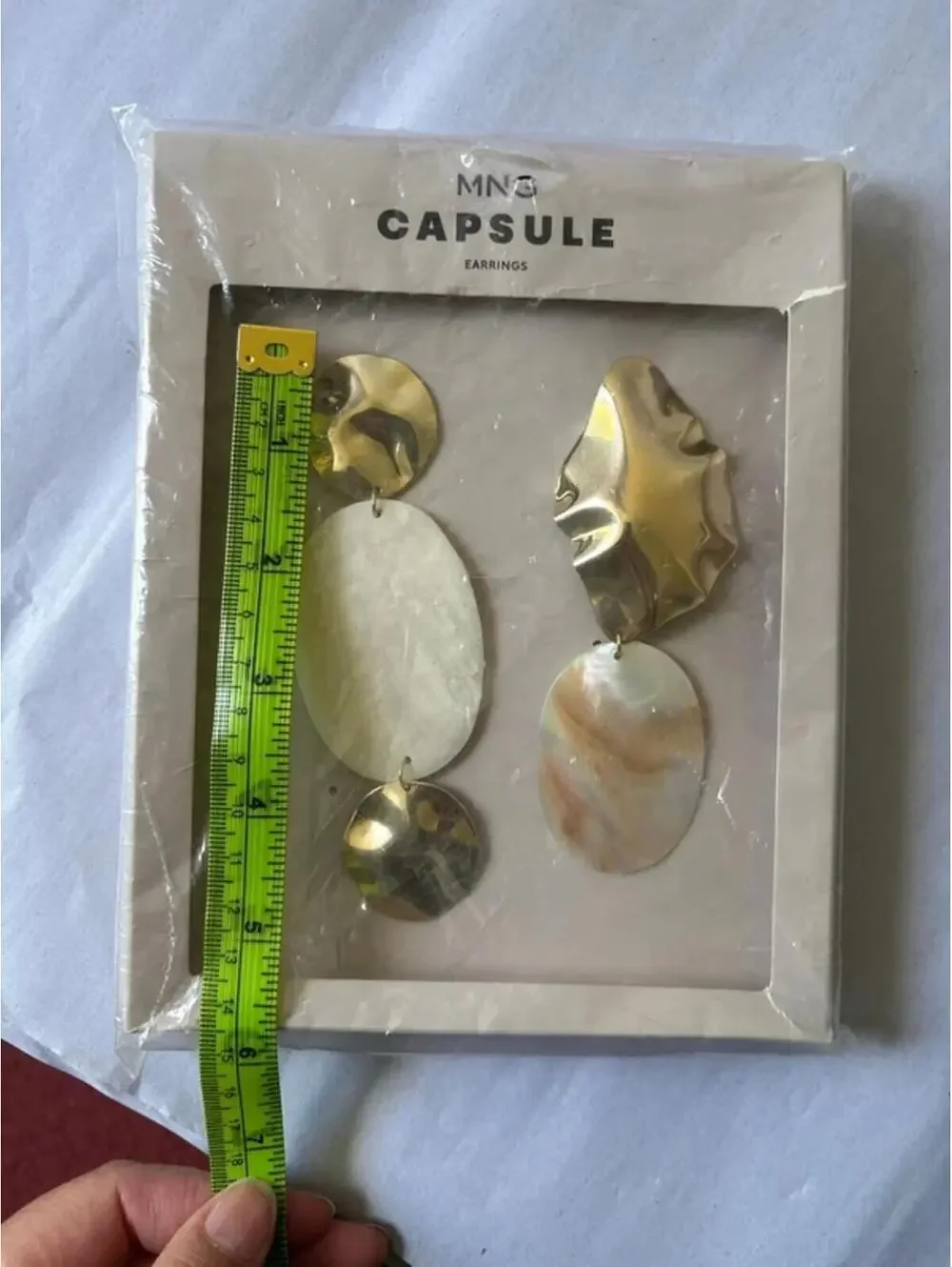 MNG Mango chunky statement‎ earrings